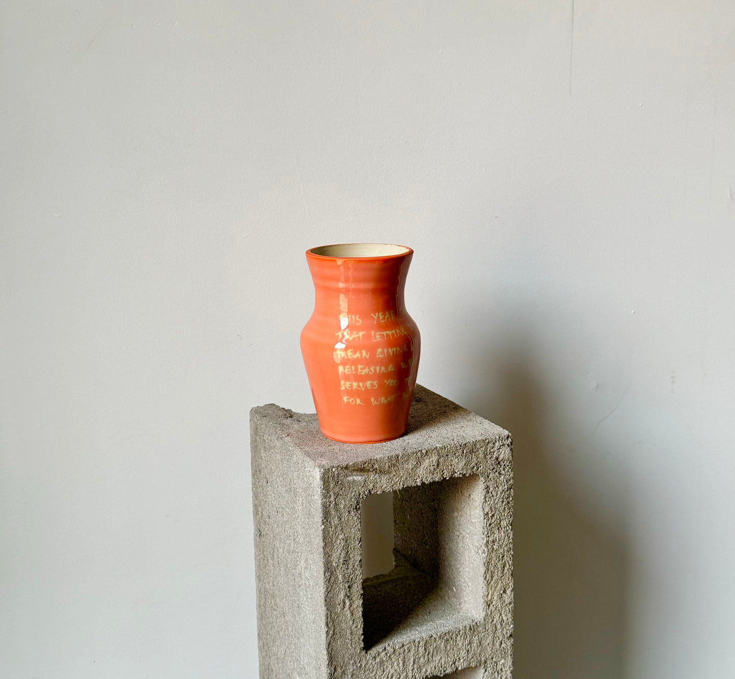 Orange Vase