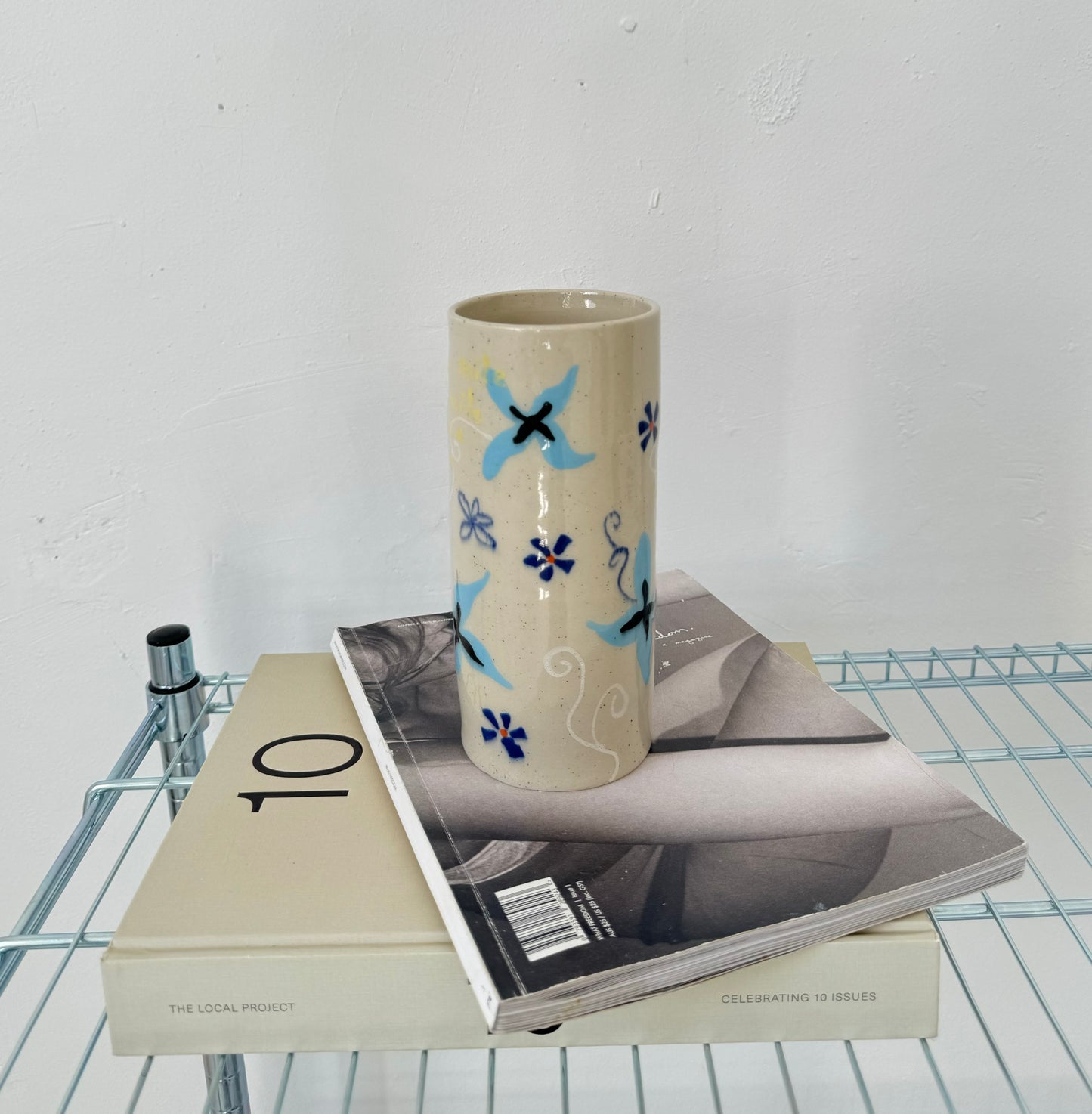 Blue flower Vase