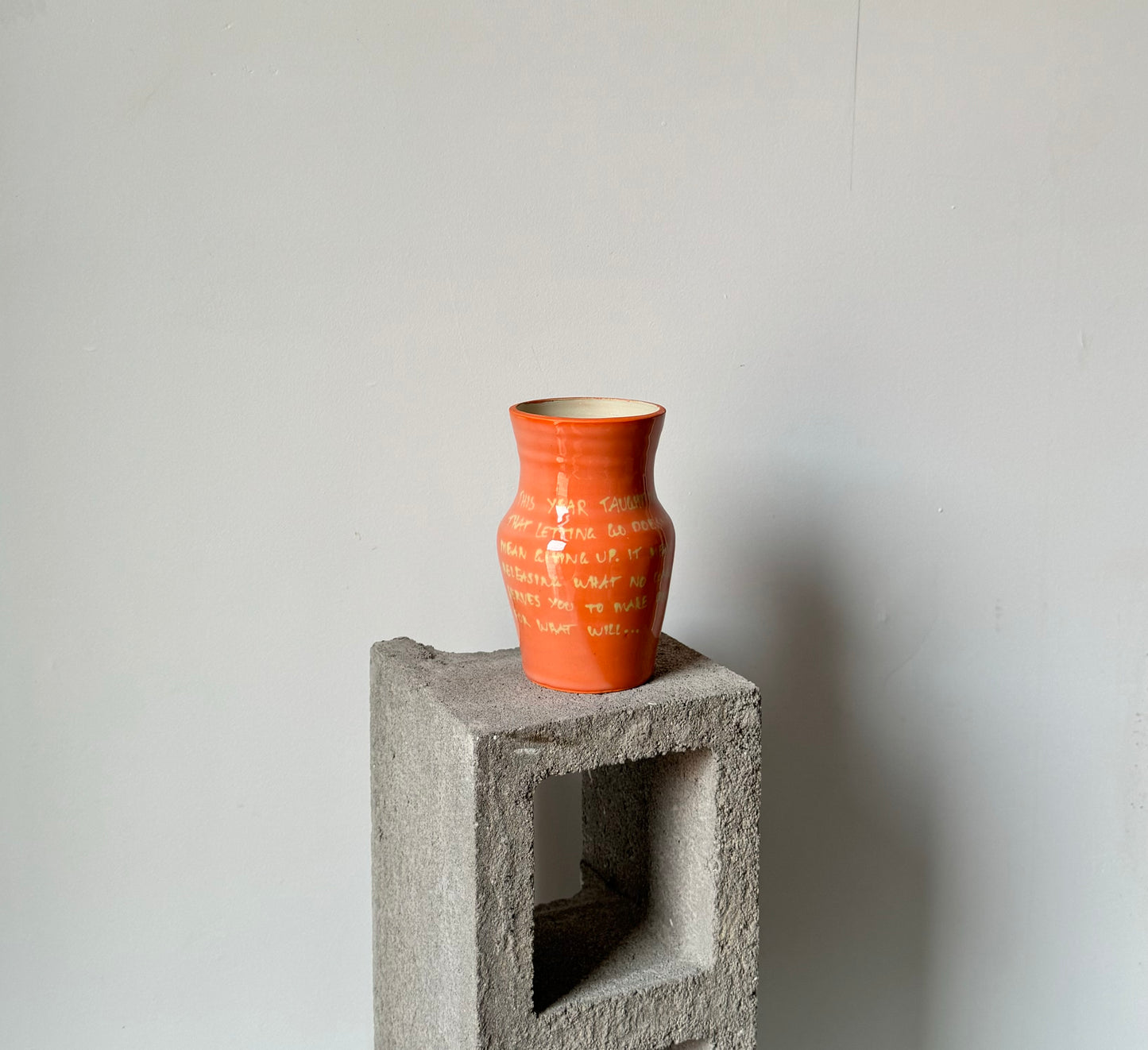 Orange Vase