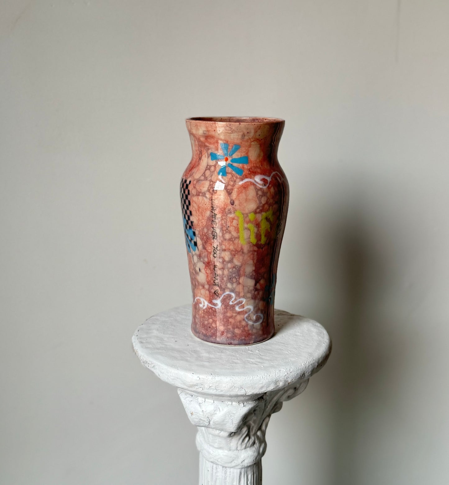 Life goes on Vase