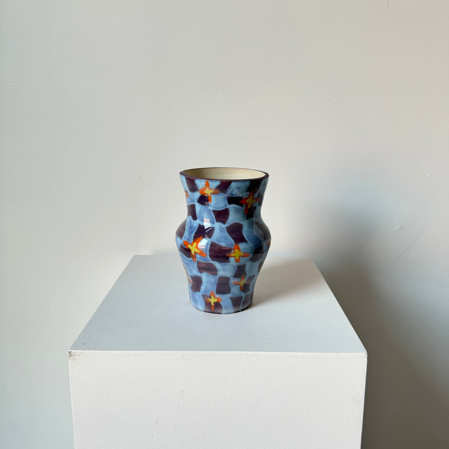 Checked Vase