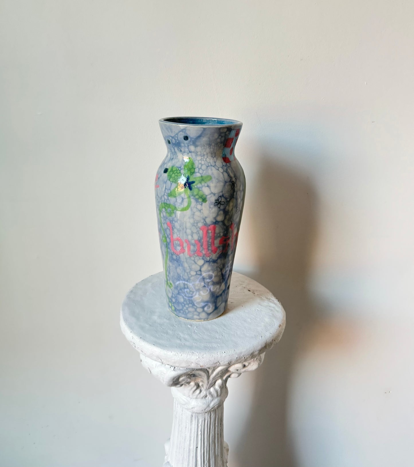 No time for bullshit Vase