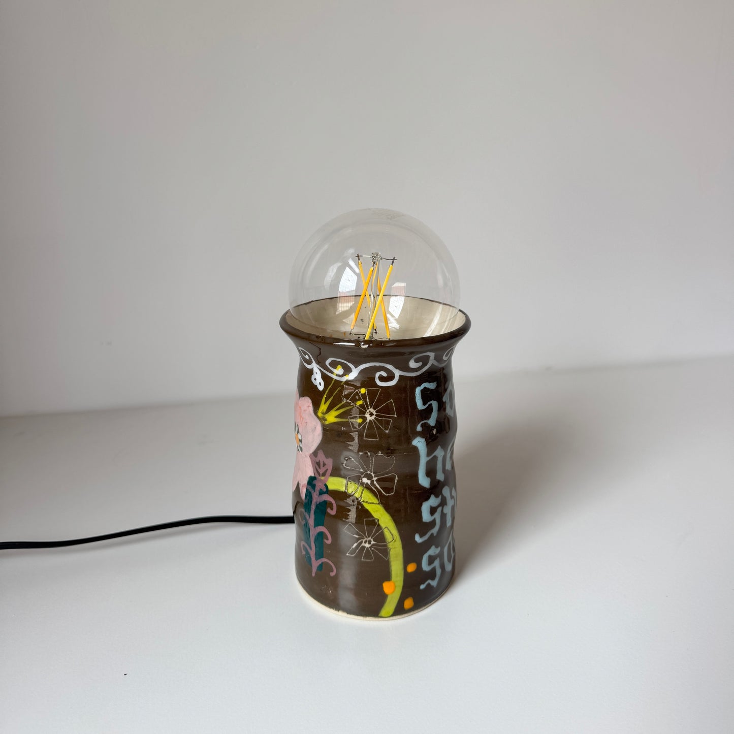 Soft heart strong soul lamp