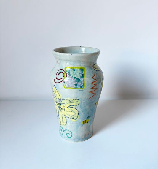 Hibiscus vase